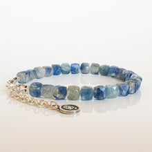 Load image into Gallery viewer, Kyanite A+ from Brasil Silver 925 Set of Bracelet and Necklace "Elevation"