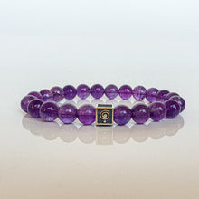 Load image into Gallery viewer, Amethyst A+ Silver Bracelet for Women "Magic of The Universe"