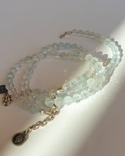 Load image into Gallery viewer, Set of Topaz Silver Necklace and Bracelet for Women "Wind of Change"