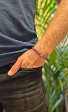 Load image into Gallery viewer, Ametisto A+ sidabro 925 apyrankė vyrams - Vytis - "Visatos magija"