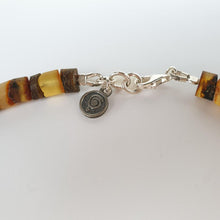 Load image into Gallery viewer, Baltic Amber Silver 925 Necklace for Men "Sun Stories"