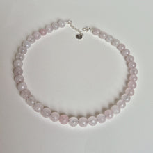 Load image into Gallery viewer, Rožinio kvarco sidabro 925 apyrankės ir vėrinio rinkinys "Švelnumas"