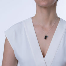 Load image into Gallery viewer, Moldavite Silver 925 Pendant with Chain "Stone of Greatness"