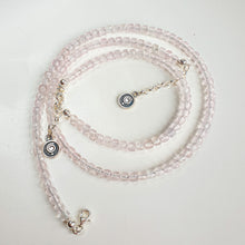Load image into Gallery viewer, Pink Quartz Delicate Silver 925 Necklace "Tenderness" - Petit Secret
