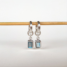 Load image into Gallery viewer, Elegant Silver 925 Earrings with High Grade Labradorite "The Guardian"
