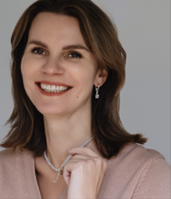 Load image into Gallery viewer, Elegant Silver 925 Earrings "Intuition" with High Grade AAA White-Blue Moonstone