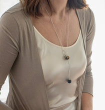 Load image into Gallery viewer, Baltic Amber Long Silver 925 Necklace for Women Honey Colour "Sun Stories"