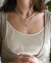 Load image into Gallery viewer, Pink Quartz Delicate Silver 925 Necklace "Tenderness" - Petit Secret