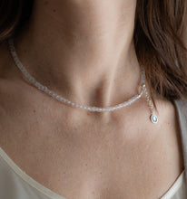 Load image into Gallery viewer, Pink Quartz Delicate Silver 925 Necklace "Tenderness" - Petit Secret
