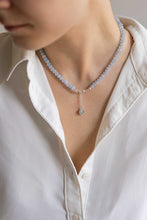 Load image into Gallery viewer, Aquamarine A+ Silver Necklace for Women "Stone of Faith"