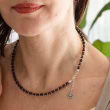 Load image into Gallery viewer, Natural Faceted Two-Tone Baltic Amber and Sterling Silver 925 Bracelet and Necklace Set