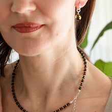 Load image into Gallery viewer, Natural Faceted Two-Tone Baltic Amber and Sterling Silver 925 Earrings