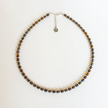 Load image into Gallery viewer, Natural Faceted Two-Tone Baltic Amber and Sterling Silver 925 Necklace