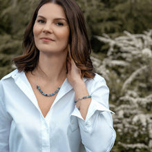 Load image into Gallery viewer, Kyanite A+ from Brasil Silver 925 Bracelet "Elevation"