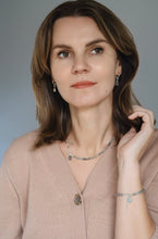 Load image into Gallery viewer, Elegant Silver 925 Earrings with High Grade Labradorite "The Guardian"