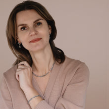 Load image into Gallery viewer, Elegant Silver 925 Earrings with High Grade Labradorite "The Guardian"