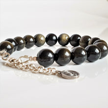 Load image into Gallery viewer, Golden Obsidian Bracelet for Women "Inner Strength"