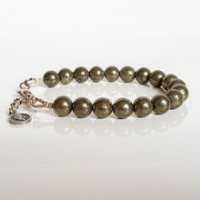 Load image into Gallery viewer, Pyrite A+ Silver 925 Bracelet for Women "Positive"