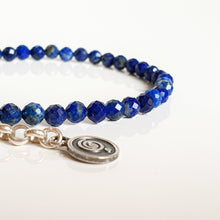 Load image into Gallery viewer, Lazurito sidabro 925 apyrankė "Išmintis" - Petit Secret