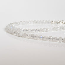 Load image into Gallery viewer, Moonstone Silver Necklace for Women "Intuition" - Petit Secret