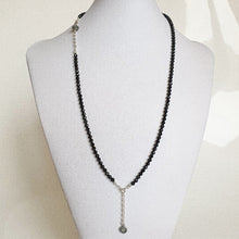 Load image into Gallery viewer, Set of Spinel Silver 925 Necklace and Bracelet "Evolution" - Petit Secret