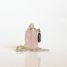 Load image into Gallery viewer, Pink Quartz from Madagascar Silver Pendant "Tenderness"
