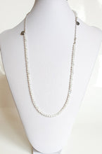 Load image into Gallery viewer, Set of Moonstone A+ Delicate Silver Bracelet and Necklace for Women "Intuition"