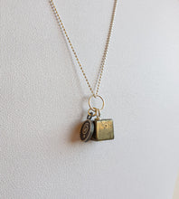 Load image into Gallery viewer, Pyrite Pendant with Chain for Women Silver 925 "Positive vibe"