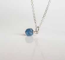 Load image into Gallery viewer, Delicate Kyanite A+ from Brasil Silver Pendant "Elevation"