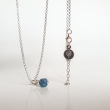 Load image into Gallery viewer, Delicate Kyanite A+ from Brasil Silver Pendant "Elevation"