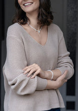 Load image into Gallery viewer, Mėnulio akmens A+ subtilus sidabro vėrinys moterims "Intuicija"